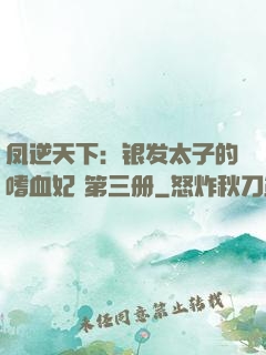 凤逆天下：银发太子的嗜血妃 第三册